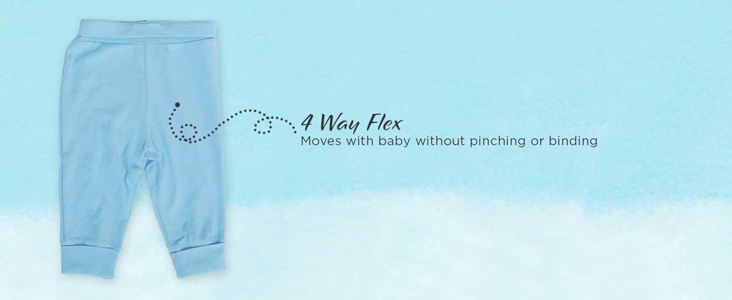 Hanes Ultimate Baby Flexy 3 Pack Adjustable Fit Knit Jogger Pants: Clothing