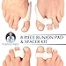 Dr. Frederick's Original 8 Piece Bunion Pad & Spacer Kit - 4 Pairs of Soft Gel Toe Separators & Bunion Cushions - One Size Fits All Bunions Treatment - Fast Bunion Relief - Wear with Shoes