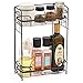 EZOWare 2 Tier Countertop Rack, Kitchen Bathroom Organizer Storage Wire Shelves Basket -Black