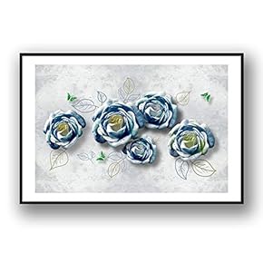 Framed Canvas Wall Art for Living Room, Bedroom Rose Flowers Canvas Prints for Modern Home Decoration Ready to Hang - 16"x24" inches
