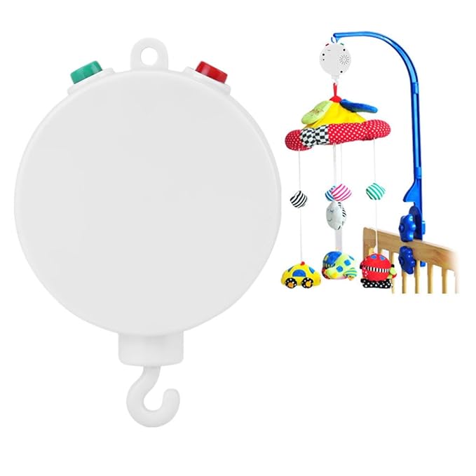 Amazon.com: Cuna Musical caja, para bebé colgante de la cama música eléctrico Bell con 12 piezas Looping – dulce canción sin soportes móviles funciona con pilas: Baby
