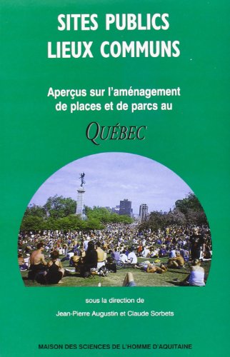 Sites publics, lieux communs