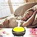 Essential Oil Diffuser, Wood Grain 300ml Aromatherapy Diffuser for Essential Oils Cool Mist Humidifier with Timer Set Auto Shut off 7 Color light Ultrasonic Aroma Diffuser for Baby Bedroom Home Office