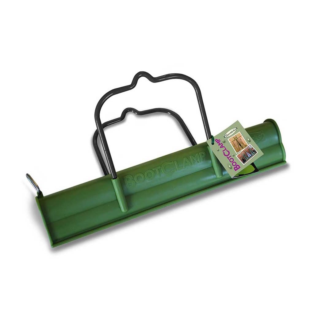 Haxnicks Boot Clamp | Muddy Boot Footwear Organiser | Keeps Water And Mice Out | Portable | Indoor Or Outdoor Use | Welly/Wellington Boot Organisation | Green, 120 x 38 x 20 cm | Boot010101