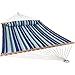 Sunnydaze 2 Person Double Hammock with Spreader Bar, Quilted Fabric Bed - for Outdoor Patio, Porch, and Yard (Catalina Beach) primary