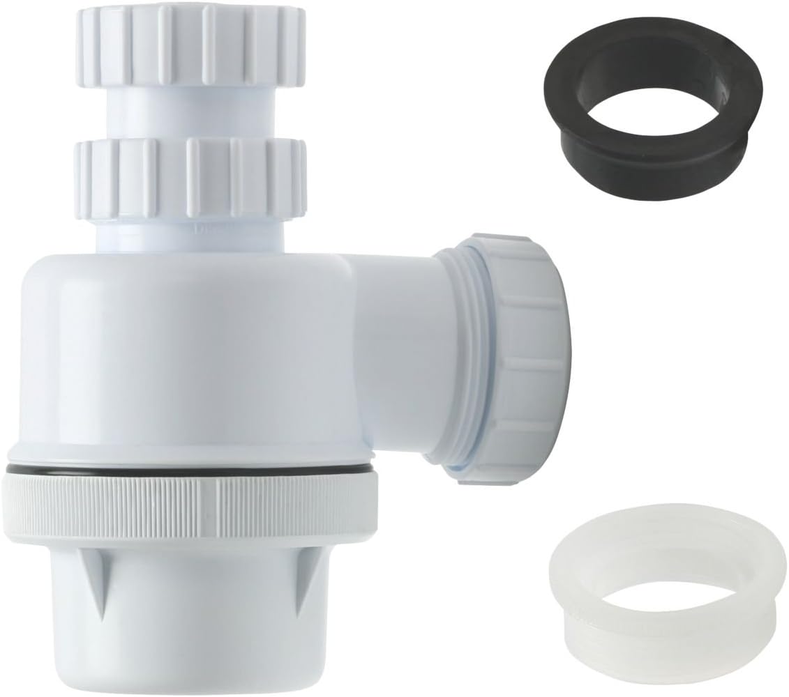Euroflo Universal Telescopic Bottle Trap White 40mm Amazon.co.uk DIY