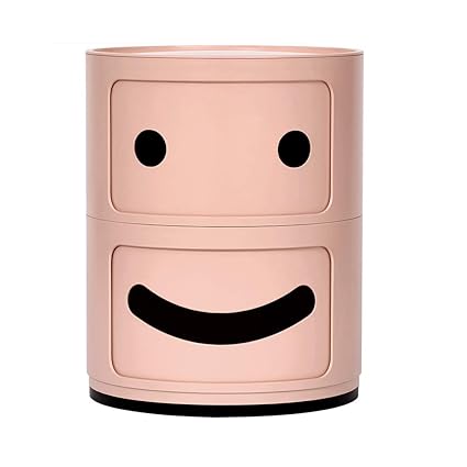 Amazon Com Qwertu Mini Locker Round Creative Bedside Table