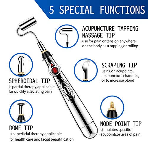 MYAMZ YZH Electric Stimulation Electronic Acupuncture Pen with 5