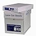 Laser Cut Sheet Paper 8.5 x 11, 92 Bright, 20 LB, 19 Hole GBC Side Punch 2,500 Sheets