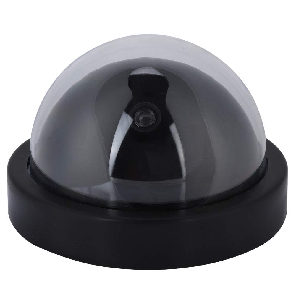 Topiky Dummy Security Camera,Indoor/Outdoor Waterproof Dustproof Fake Dome Surveillance Camera Simulated Decoy Camera,with Flashing Light LED