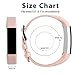 Vancle For Fitbit Alta (HR) Band/Alta HR 2017 Leather Wristband Adjustable Replacement Accessories Strap with Buckle for Fitbit Alta (Pink)