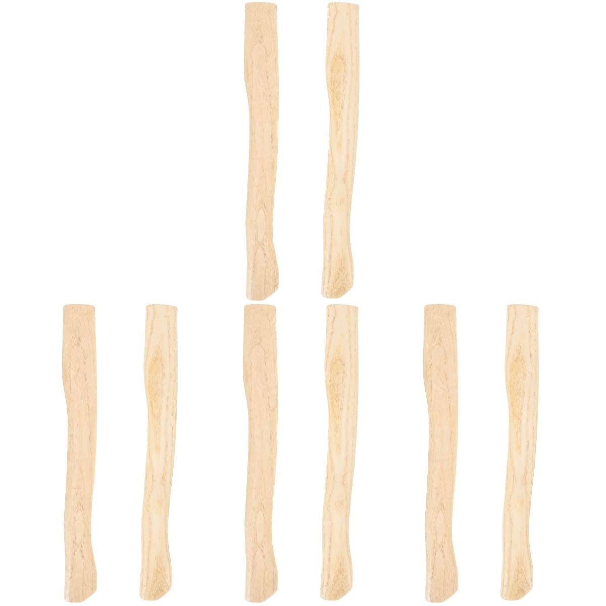 DOITOOL 8 pcs Ax handle Replacement Handle Hickory Handle Replacement Single Bit Handle Accessory hammer mini Wooden Handle Replacement camping ax wooden handle