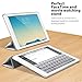 TNP iPad Air 1 Case - Slim Lightweight Shell Smart Cover Stand, Hard Back Protection with Auto Sleep Wake for Apple iPad Air 1 (Marble White)