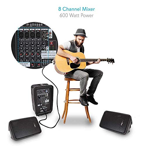 4 Karaoke+Speaker+Mixer+System+8+Channel