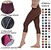 Lush Moda Extra Soft Leggings - Variety of Colors -Plus Size Yoga Waist - Brown