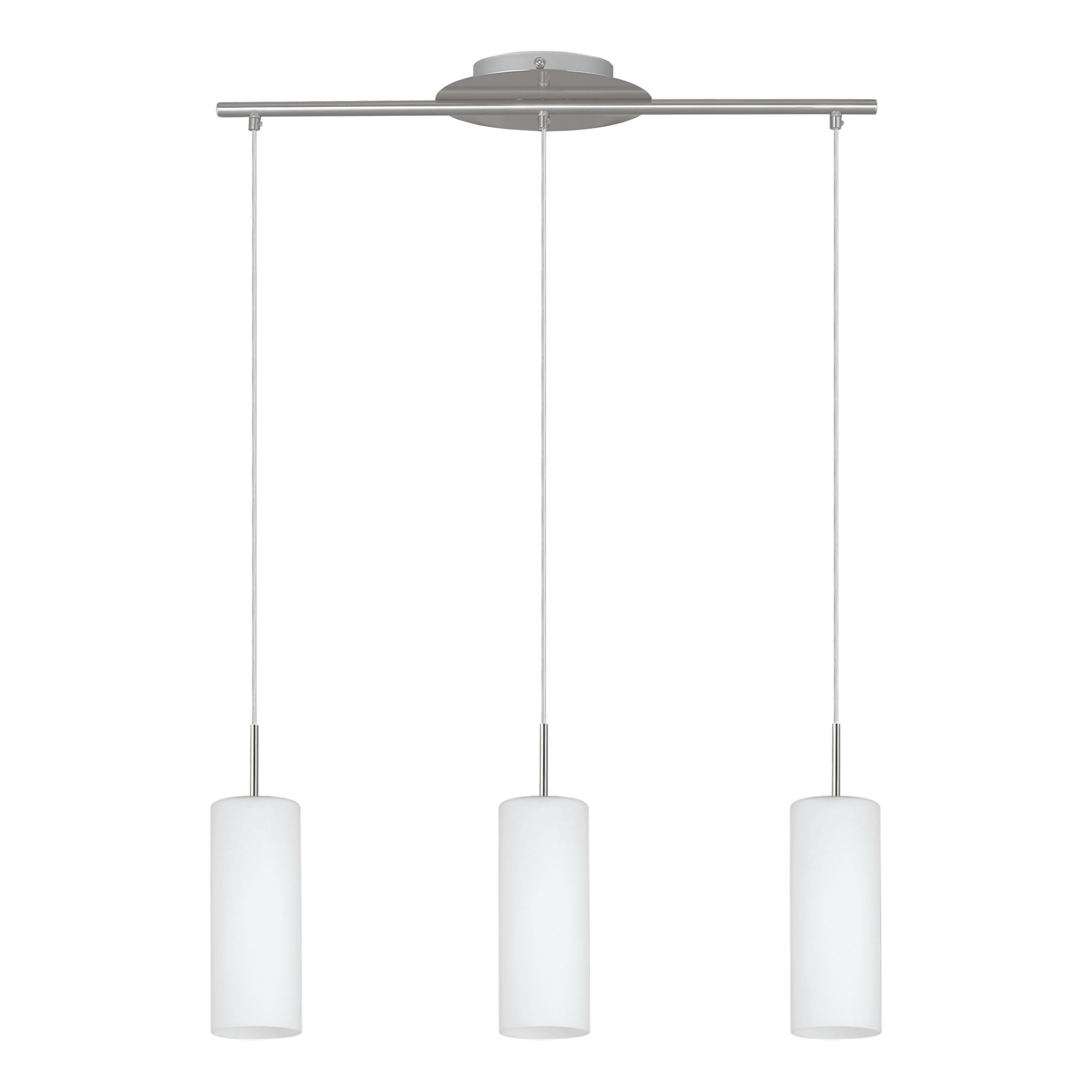 EGLO Pendant Lamp, Steel, E27, 60 W, White , One size
