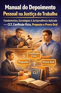 Livro Manual do Depoimento Pessoal na Justiça do Trabalho: Fundamentos, Estratégias e Jurisprudência Aplicada — CLT, Confissão Ficta, Preposto e Prova Oral