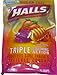 HALLS Relief Sugar Free Honey Berry Flavor Cough Drops, 25 Count (Pack of 12)