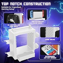 TNP Switch Organizer Station Game Storage Tower