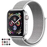VATI Band Compatible with Watch Band 38mm 42mm 40mm 44mm Soft Breathable Nylon Sport Band Adjustable Wrist Strap Replacement Band Compatible with 2018 Watch Series 4 /3/2/1