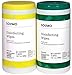 Amazon Brand - Solimo Disinfecting Wipes, Lemon Scent & Fresh Scent, Sanitizes/Cleans/Disinfects/Deodorizes, 75 Count (Pack of 2)