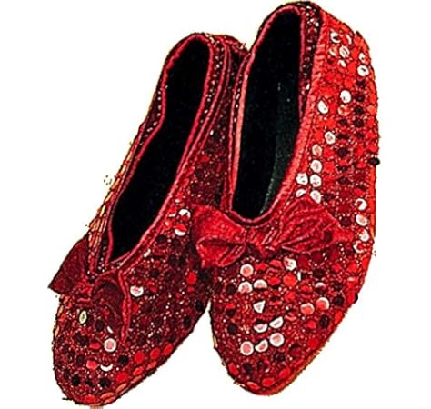 red shoe covers costume