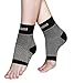 Plantar fasciitis compression sock by Revivewear - For men & woman, ankle brace support, reduces swelling & heel spurs (1 Pair), Black/Grey ,Small / Medium