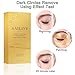 Deep Sea Fish Collagen Eye Mask For Dark Circles Anti-aging,soften and detoxify Puffiness Eye Treatment,Moisturizing & Reducing Dark Circles Puffiness Wrinkles(24K Gold/Dead Sea Mud Essence) (Gold-1)