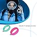 COOLOO 10 Pack Silicone Wedding Ring for Women, Premium Wedding Bands Thin and Stackable Durable Comfortable Rubber Rings, Black White Pink Silver