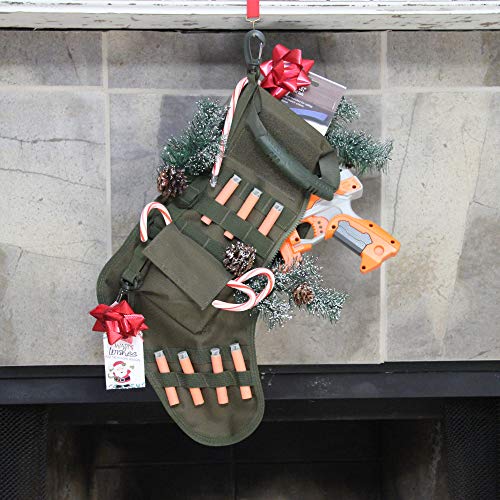 RUCKUP RUXMTSG Tactical Christmas Stocking, OD Green, Full,