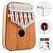 Vangoa 17 keys Kalimba Thumb Piano kit with Tuning Hammer, Cloth Bag, Pick Up, Stickers