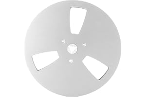 1/4 7 Inch Empty Reel, Modern Classic Sound, Aluminum Alloy 3 Hole Opening Machine Part Tape Takeup Reel for TEAC, Easy Insta