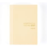 Hobonichi Techo 2027 Original Book &ndash; A6, English, Daily, January Start, Monday Start, Planner