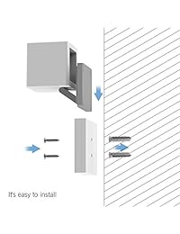 Wyzecam - Soporte de pared y techo para cámara Wyze Cam 1080p HD y cámara de alarma iSmart para uso en exterior e interior, color blanco