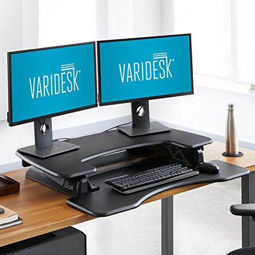 VARIDESK 49900 HeightAdjustable Standing Desk Pro Plus 36 Black