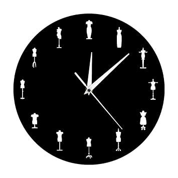 Amazon Com Xushihanjjli Wall Clocks Fashion Store Sewing Tailor