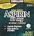 Kirkland Signature Low Dose Aspirin, 2 bottles - 365-Count Enteric Coated Tablets 81 mg each