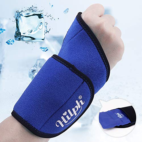 Hilph® Wrist Ice Pack Wrap for Injuries, Hot & Cold Compress Hand Ice