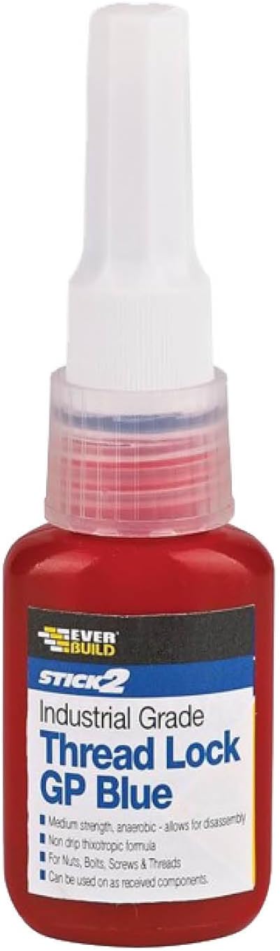 Everbuild Stick2 Thread Lock GP Blue 10g Gap Filling Non-Drip Self-Curing