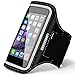 Ubegood Waterproof Sport Armband with Adjustable Running Belt for iPhone 6/6s/5/5s/5c,Galaxy S6 edge/S6/S5/S4 (White) primary