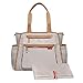 Skip Hop Diaper Bag: Grand Central Take-It-All Tote with Changing Pad & Stroller Attachment, French Stripe