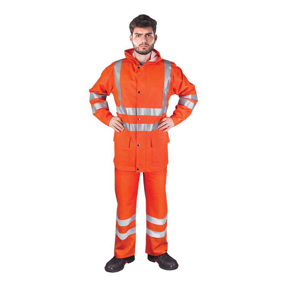 Reis Kplpufluo_Pxxxl Protective Rainproof Set, Orange, XXXL Size