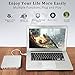 DohonesBest DVD Drive USB 3.0 External CD Drive, Classic Silvery External DVD CD Player & CD DVD +/-RW Writer/Rewriter High Speed Data Transfer for PC Laptops,Desktops,Notebooks Support Window10/ iOS