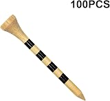 Zivisk 70mm Bamboo Golf Tees, 100 Count, Natural 2-3/4 Inch Wooden Tees view 5