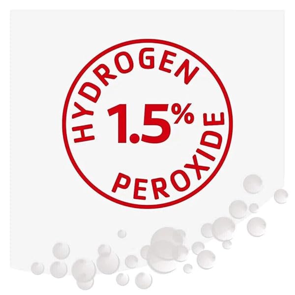 COLGATE PEROXYL ANTISEPTIC MOUTHWASH AND MOUTH SORE RINSE, 1.5% HYDROGEN PEROXIDE, MILD MINT – 500ML, 16.9 FLUID OUNCES