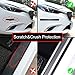 SEAMETAL Car Door Sill Protector Guard , Rear Bumper Protector Guard Universal 10x0.15ft