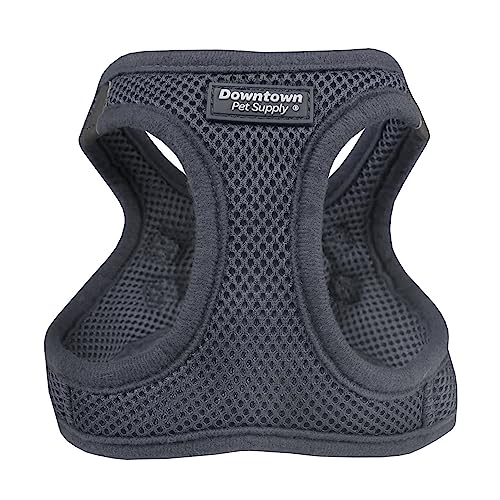 Downtown Pet Supply No Pull, Step in Adjustable Dog Harness with Padded Vest, Easy to Put on Small, Medium and Large Dogs (Charcoal, XL)