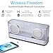 Wireless Bluetooth Speaker, 20W Driver Portable Speakers Super Bass Bluetooth Speaker, Bluetooth 4.2, 10 Hours Playtime, 3.5mm AUX-in, TF Card, APP Control Smart Light