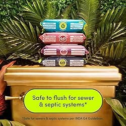 Goodwipes Flushable Aloe Butt Wipes, Septic Safe