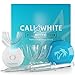 Cali White Teeth Whitening Kit, 6% Hydrogen Peroxide Gel for Professional Results at Home, Whiter Smile System includes: 2X Syringes, LED Light, Comfort Fit Tray, Stylish Case + BONUS Custom Trays